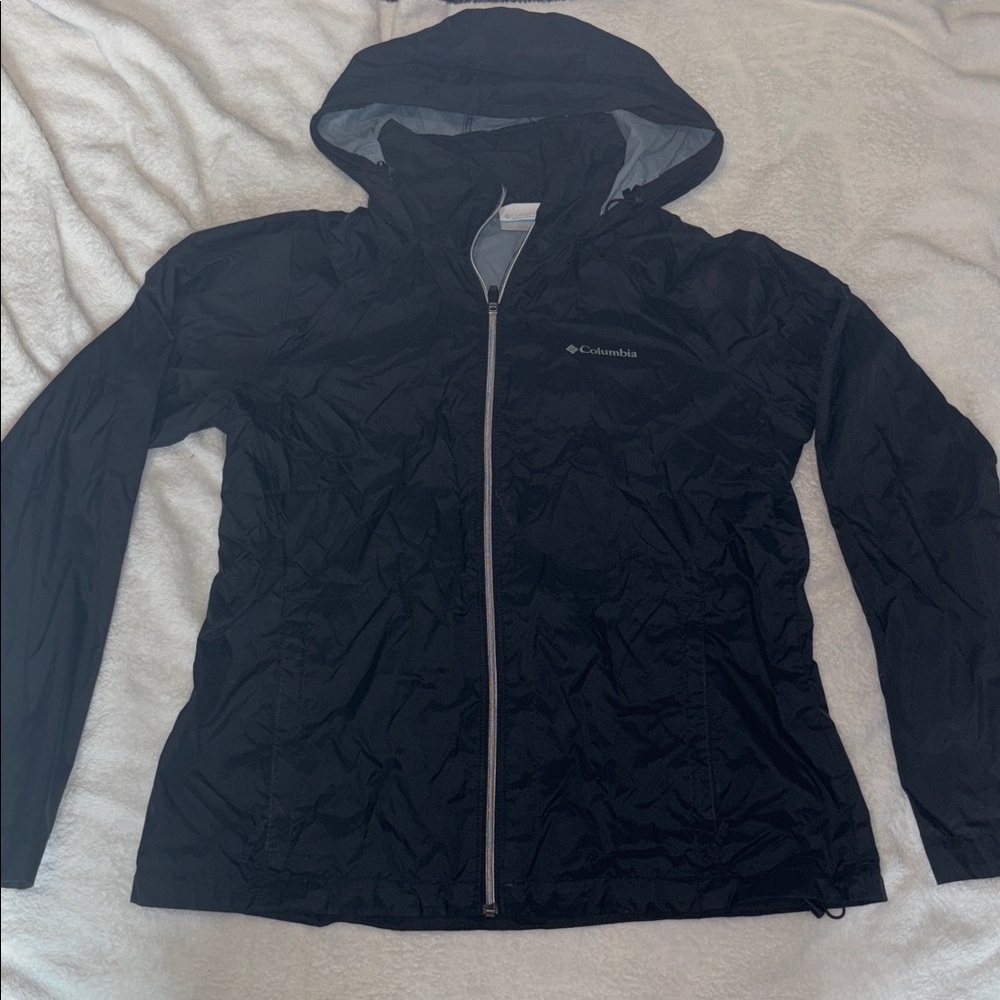 Columbia Dark Hooded Windbreaker